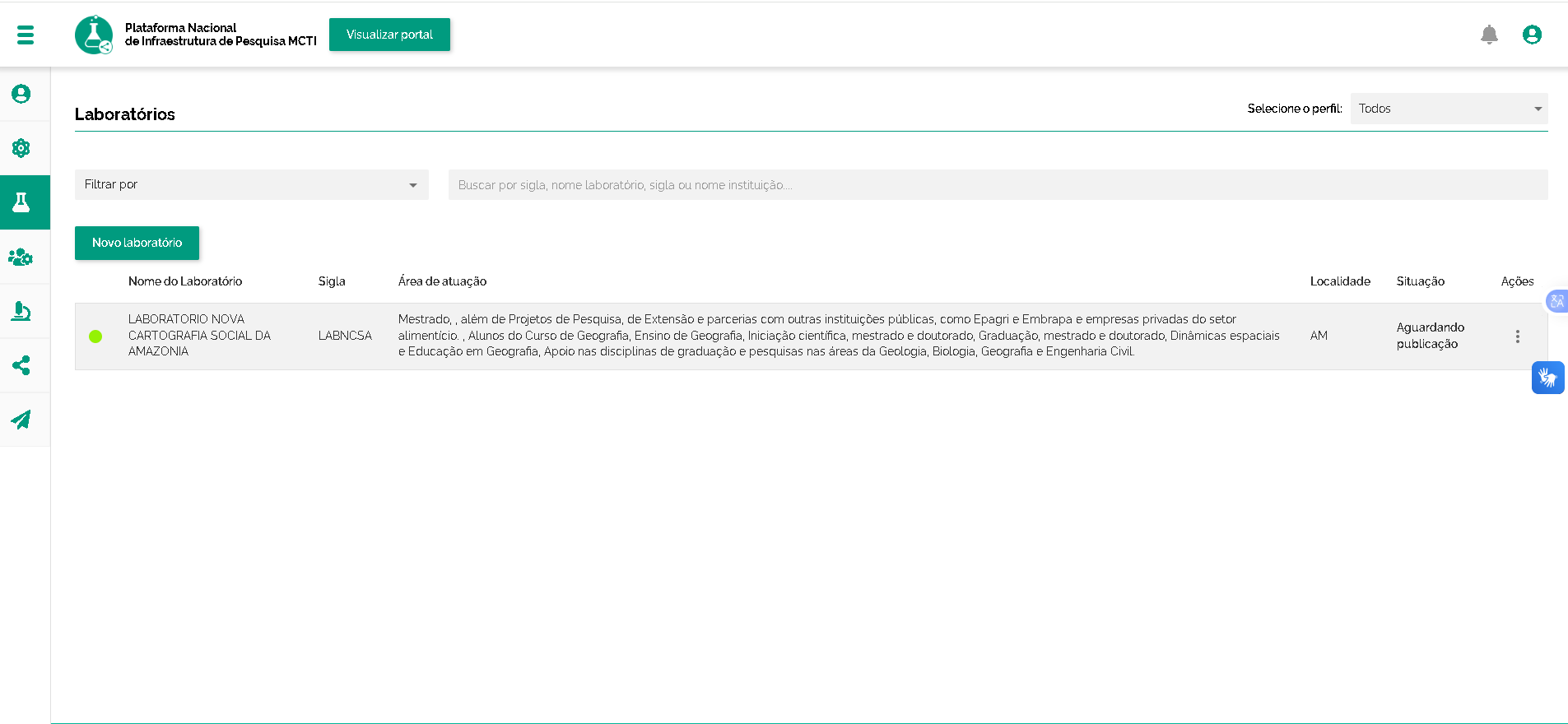 Imagem do Laboratório